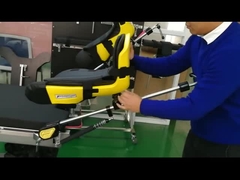 Série chirurgicale de support d'étrier de laparoscopie de gynécologie de support de jambe de poignée de poignée avec des protections de jambe