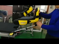 Support de préparation de jambe de Lithotomy de rail latéral d'étrier de support de jambe de Tableau de l'opération Sus304